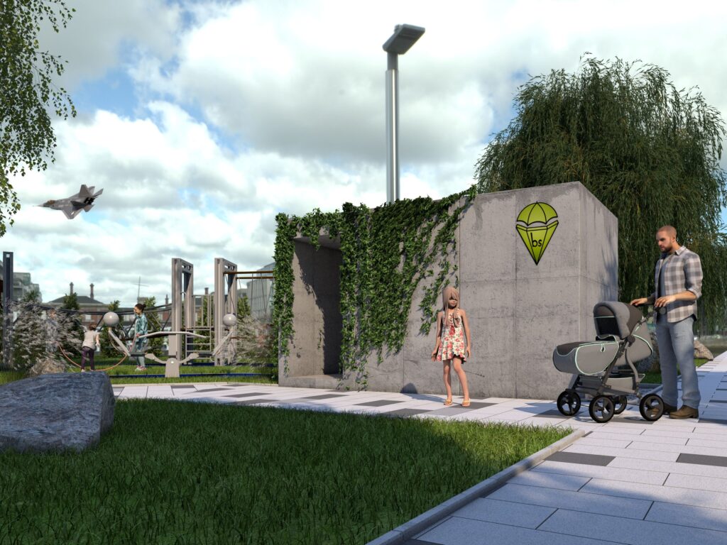 Miejsca Doraźnego Schronienia (MDS) w przestrzeni miejskiej – bezpieczny schron dla ludności cywilnej i rodzin.