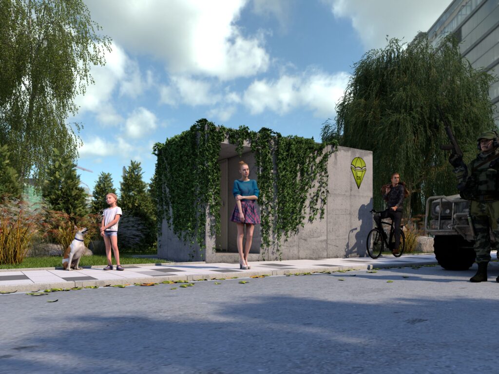 Oznakowanie MDS znak obrony cywilnej